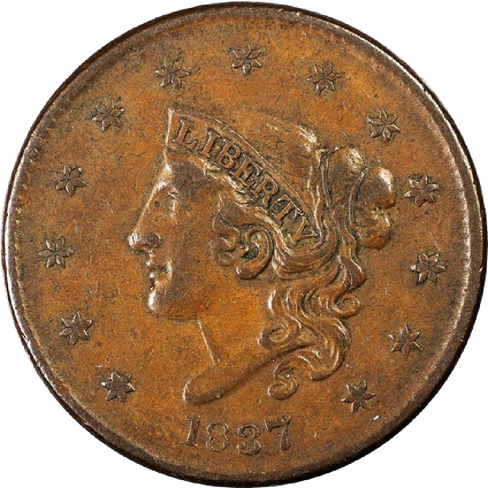 1837-Coronet-Large-Cent